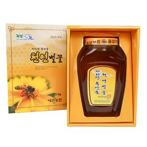 설탕 0.1%도 들어가지않은 구례 천연벌꿀 사각병 1.2kg