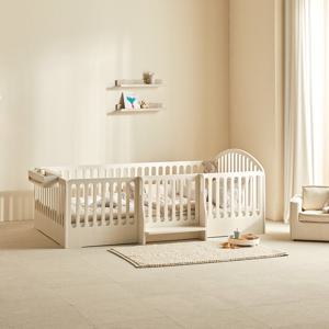 프랑키 원목 데이베드 아기침대 저상형 SS(안전가드 세트)