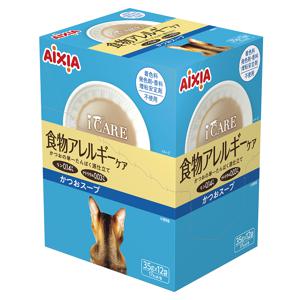 아이케어 고양이 기능성 건강파우치 음식알레르기케어(가다랑어수프IC-6) 35g X 12개