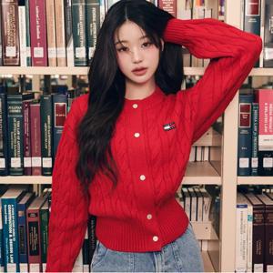[정상가 199,000] 타미진스 케이블 배지 가디건 2종 택1