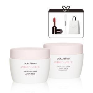 [겟잇뷰티] 앰버바닐라 세럼 바디크림 듀오 (+캐비어 스무딩 매트 립스틱 정품 & 스파츌러 & 쇼핑백)