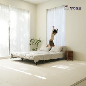 우주매트 층간소음 TPU 유아 전문 시공 셀프 화이트마블 650