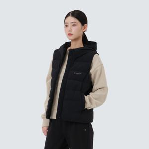 랜드 여성 후드 경량 다운 베스트 캠핑룩 패딩조끼 S25WWGDV63CJ