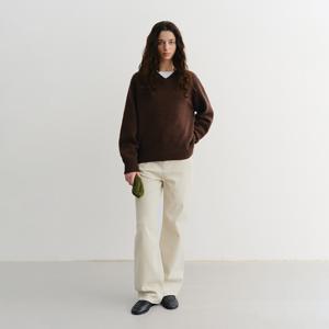 던스트 BRUSHED STRAIGHT JEANS CREAM_UDPA5D231CR