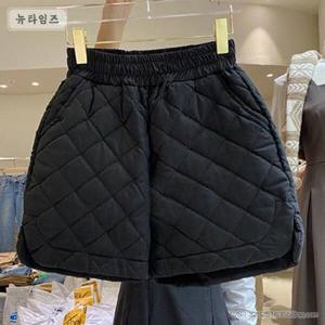 여성 반바지/여성 겨울 반바지 패딩 캐주얼 밴딩 누빔 숏팬츠mcg60