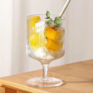 홈카페 라인 고블렛잔 유리컵 300ml/에이드잔/고블렛/유리잔/카페컵/쥬스컵/음료컵/카페유리컵/커피잔