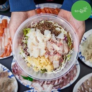 최고다농수산 막회 물회 가자미회 세트/ 깻잎막회 300g (3~4인분)
