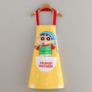 1+1 짱구는 못말려 캐릭터 주방 앞치마 방수 방유 조리복