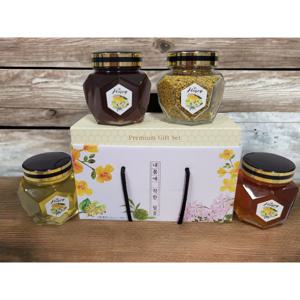 꿀단지 벌꿀농장 순수벌꿀 프리미엄 선물세트 500g2구(아카시아꿀+잡화꿀)