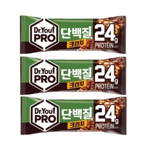 닥터유 프로 단백질바 크런치 PRO 70g x 48개 대량 단백질 24g 운동 헬스 전 후 보충