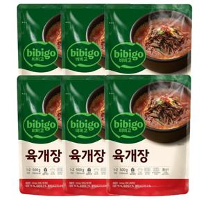 비비고 육개장 500g 6개