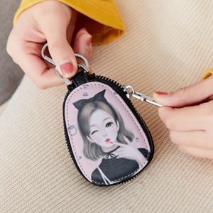 자동차키지갑 열쇠 파우치 홀더 차키 차량 케이스 스마트키 가죽 보관 남자 여자  차키링 핸드폰키링