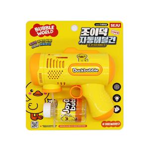 오리 자동 버블건 비눗방울 총 어린이 비누방울 장난감