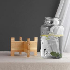 KJP 카페음료디스펜서 투명유리 대용량 6L8L