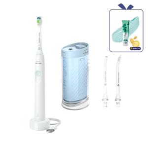체감가 10.9만)PHILIPS 필립스 소닉케어 1100 시리즈 화이트민트+콤팩트 플로서 1000 블루 +덴티스테 치약