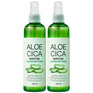 과일나라 알로에 시카 모이스처 카밍 미스트 토너 250ml / 대용량 스킨 알로에베라 수분 진정 x2개