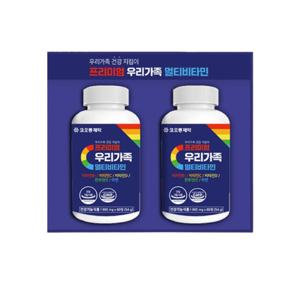코오롱제약 프리미엄 우리가족 멀티비타민 900mg x 360정 (12개월분) 종합비타민 면역력 온가족 건강관리