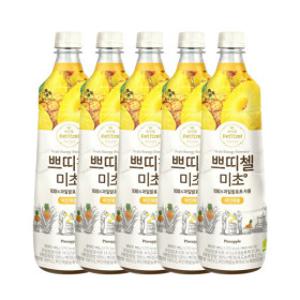 쁘띠첼 미초 파인애플 900ml 5개