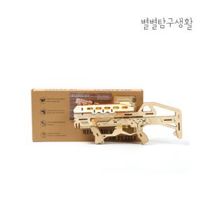 한글설명서 DIY 3D 우드 입체 퍼즐 핑퐁 고무줄건 장난감총