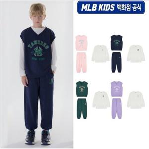 (MLB키즈)(신세계강남점)24FW 바시티 베스트 3 셋업  7AS1V0144 (4color)