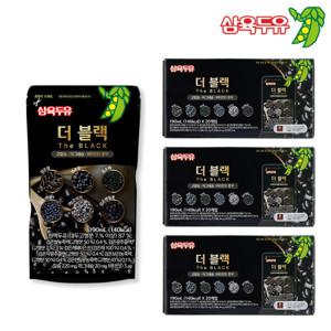 삼육두유 더 블랙 파우치 두유 190ml 60팩 프리미엄 고칼슘 블랙푸드
