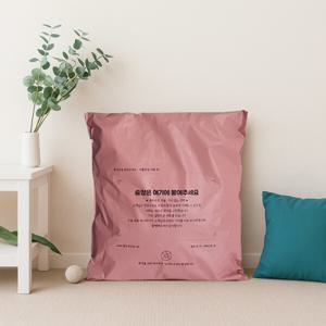 특허 봉투 HDPE 고급 이지컷 인디핑크 택배봉투 40x50+4 50장 쇼핑몰 의류포장 비닐봉투 포장봉투