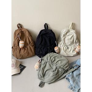 여성 스트링 백팩 경량 나일론 데일리 가방