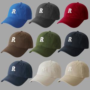 R자수 볼캡 야구모자 남성 여성 패션 캡모자 OHT-CAP2