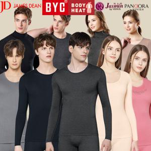 (10%쿠폰) BYC 보디히트 발열 내의 세트 남성 여성 겨울 내복 기모 히트텍 순면 바지 상의 빅사이즈 110 큰