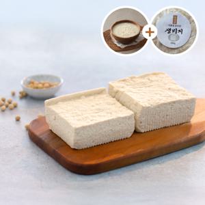 시골집손두부 국산 두부 손두부 서리태 순두부 콩물 하얀손두부500gx2모 (사은품 순두부+생비지증정)