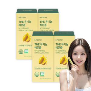 닥터루템 레몬즙스틱 레몬수 레몬원액 THE 유기농 레몬즙 4박스