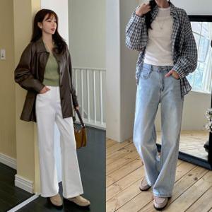 (20+12%) 7760원~ 다온샵/가을신상/시즌오프/빅사이즈~3XL/청바지/스판/밴딩/슬랙스