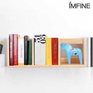 (10%쿠폰/단독최저가)소나무 원목 책꽂이 600 중/책상 책장 수납선반 아임파인 3칸
