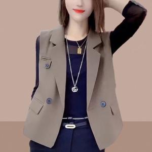 여성 디자인 정장 베스트 조끼