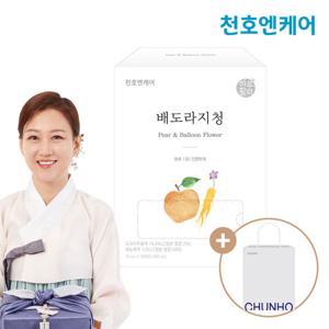 배도라지청 스틱 10ml 100포 1박스 + 쇼핑백 증정 /국산 생도라지 100% / 천호식품
