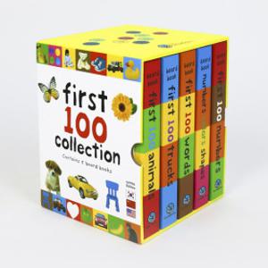 (한정수량특가) 우리 아이 첫 영어사전 First 100 Collection 보드북 5권 세트 (세이펜호환가능)