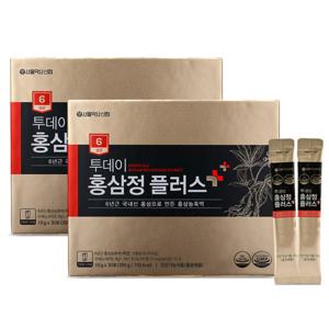 서울약사신협 투데이 홍삼정 플러스 10g 30포 x 2세트/ 진세노사이드 15mg