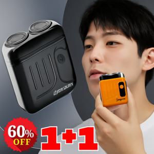 1+1 휴대용 전기 마그네틱 면도기 독일기술 다용도 면도기 남자 휴대용 전기면도기 방수 무선 면도기