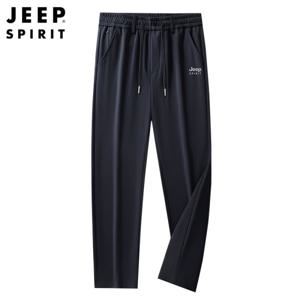 JEEPspirit 남성 스포츠 팬츠 봄 가을 방수 루즈핏 캐주얼 팬츠