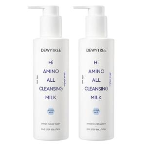 클렌징밀크 하이 아미노 200ml 2개 저자극 올 클렌징로션 대용량 약산성 폼클렌징