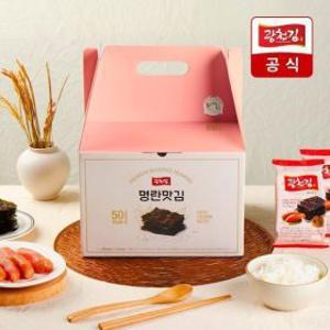 광천김  명란 톡톡 도시락김 24봉 선물세트 / 선물준비 막차타기