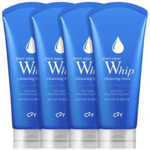(오늘만 8930원) 아쿠아 휩 폼클렌징 120ml 4개 대용량 약알칼리 클렌징폼