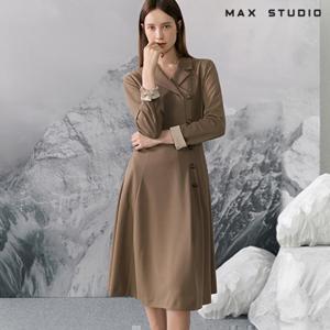 막스스튜디오 스트레치 랩 플리츠 원피스 +벨트 [런칭 가격 59,900원]