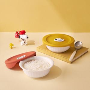 스누피 바로한끼 도자기 밥용기 2P 세트 (SLB302S2)