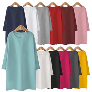 여성 7부 특양면 롱티_심플