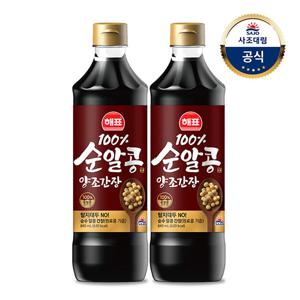 [사조대림] 순알콩 양조간장 840ml x 2개