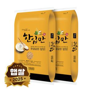 2025년 햅쌀 국산 한입만 현미 20kg (10kgx2봉)