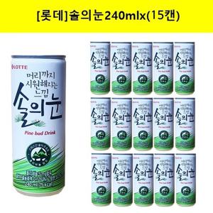 [롯데]솔의눈240mx(15캔)/음료수/음료