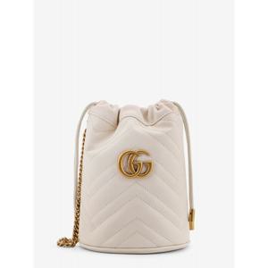 [GUCCI] 라프리마 여성 버킷 가방 GG 마몽 스몰 matelass  레더 백 575163 DTDRT9022 MWHITE/MWH/MWH /7