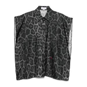 25 FW Stella McCartney 레오파드 프린트 민소매 블라우스 6201663GS225 TP441274482